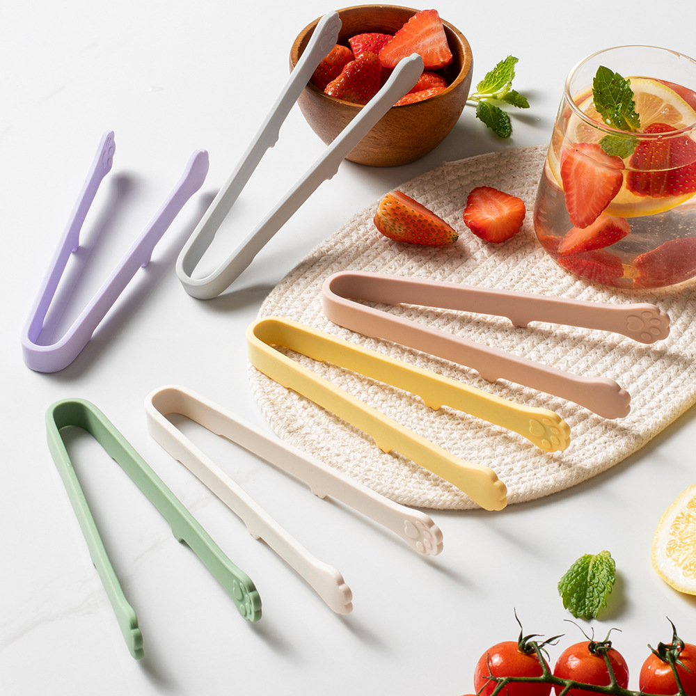 Kitchen Hanging Gadgets - Urocze szczypce do żywności z silikonu
