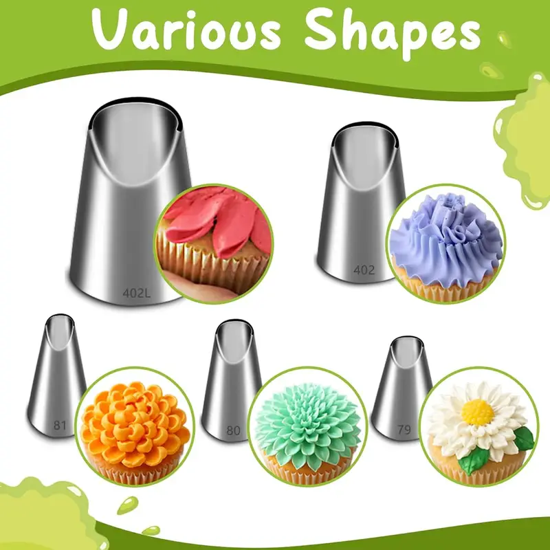 Kitchen Hanging Gadgets - Zestaw 5 dysz ze stali nierdzewnej
