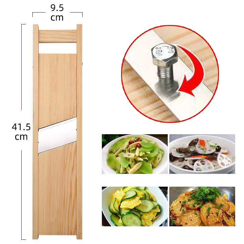 Cheese Grater Box - 1 szt. Wielofunkcyjny drewniany krajalnica do