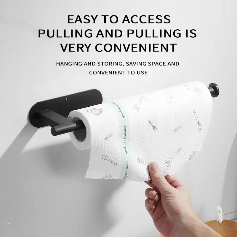 Kitchen Gadgets Rack - Uniwersalny Stojak na Rolki Papieru Wielofunkcyjny