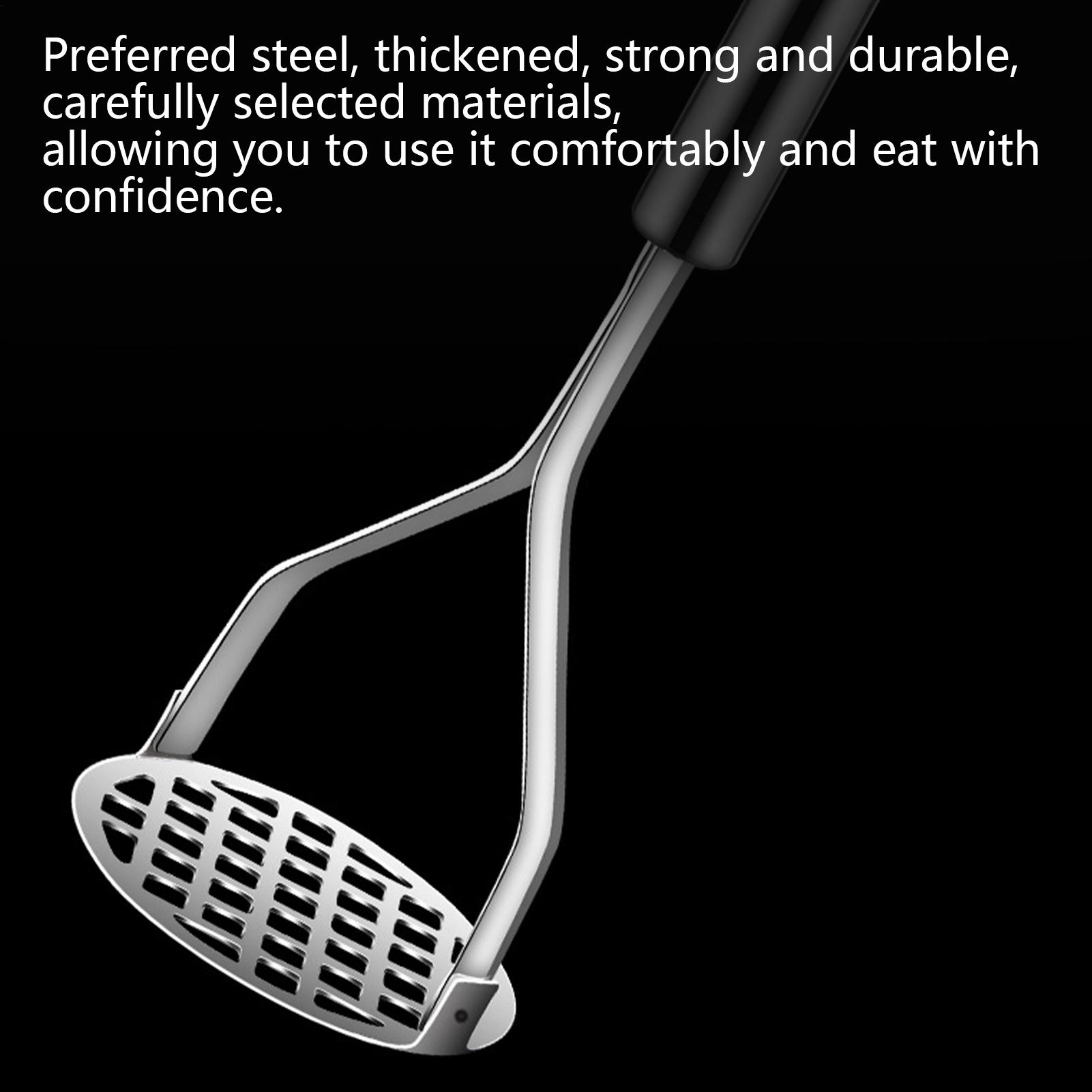 Kitchen Gadgets For Men - Ręczna tłuczka do ziemniaków ze stali