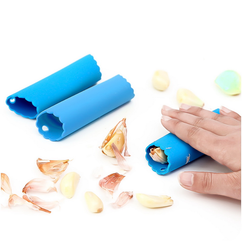 Kitchen Gadgets Hacks - 1szt Magiczna silikonowa obieraczka do czosnku