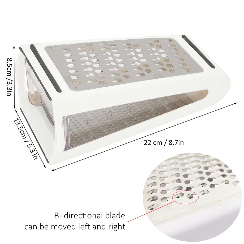 Dwustronna tarka do sera, wiel – Cheese Grater Box recenzja i cena