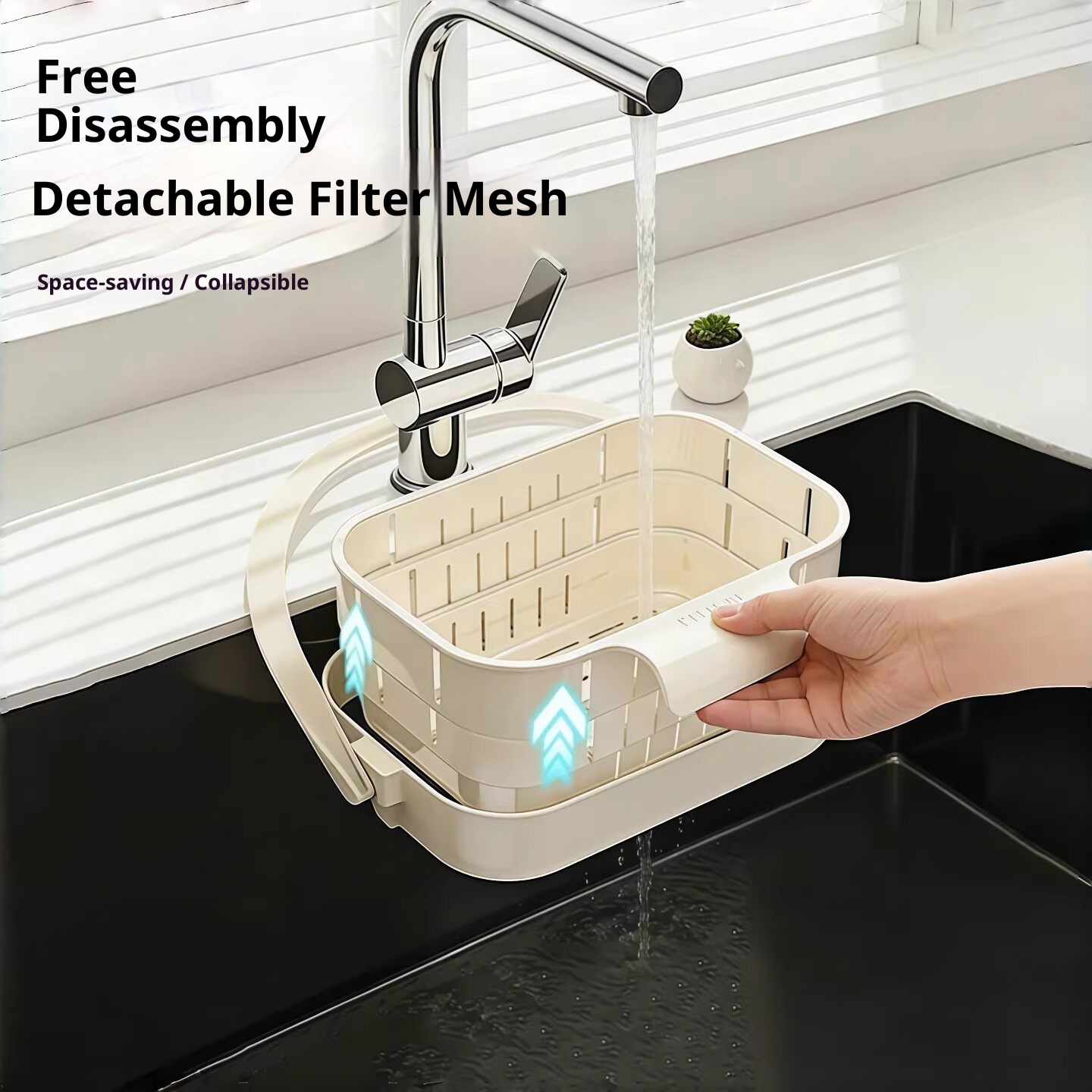 Składany koszyk do zlewu, wisz – Kitchen Hanging Gadgets recenzja i cena