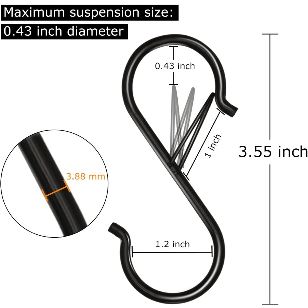 Haki typu S o dużej wytrzymało – Kitchen Gadgets Rack recenzja i cena