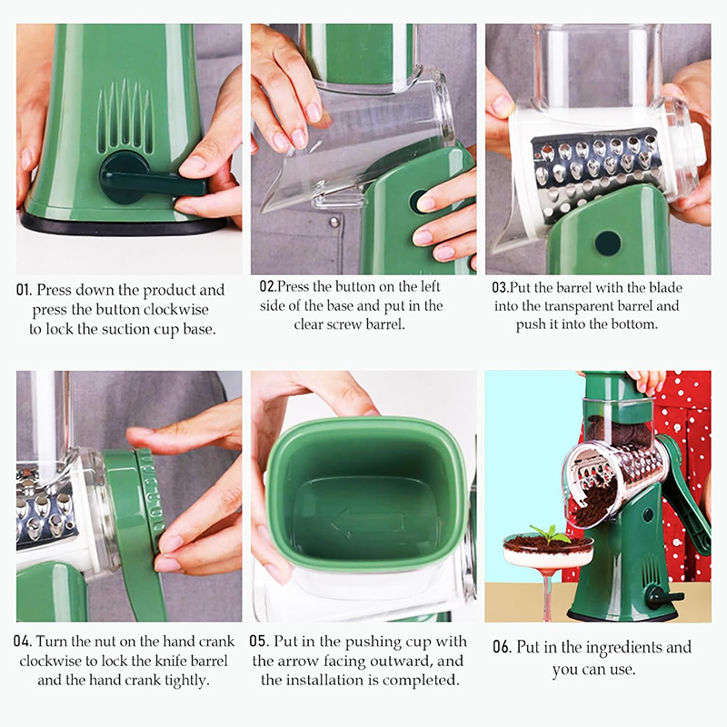 LMETJMA 5 w 1 obrotowa tarka d – Cheese Grater Box recenzja i cena