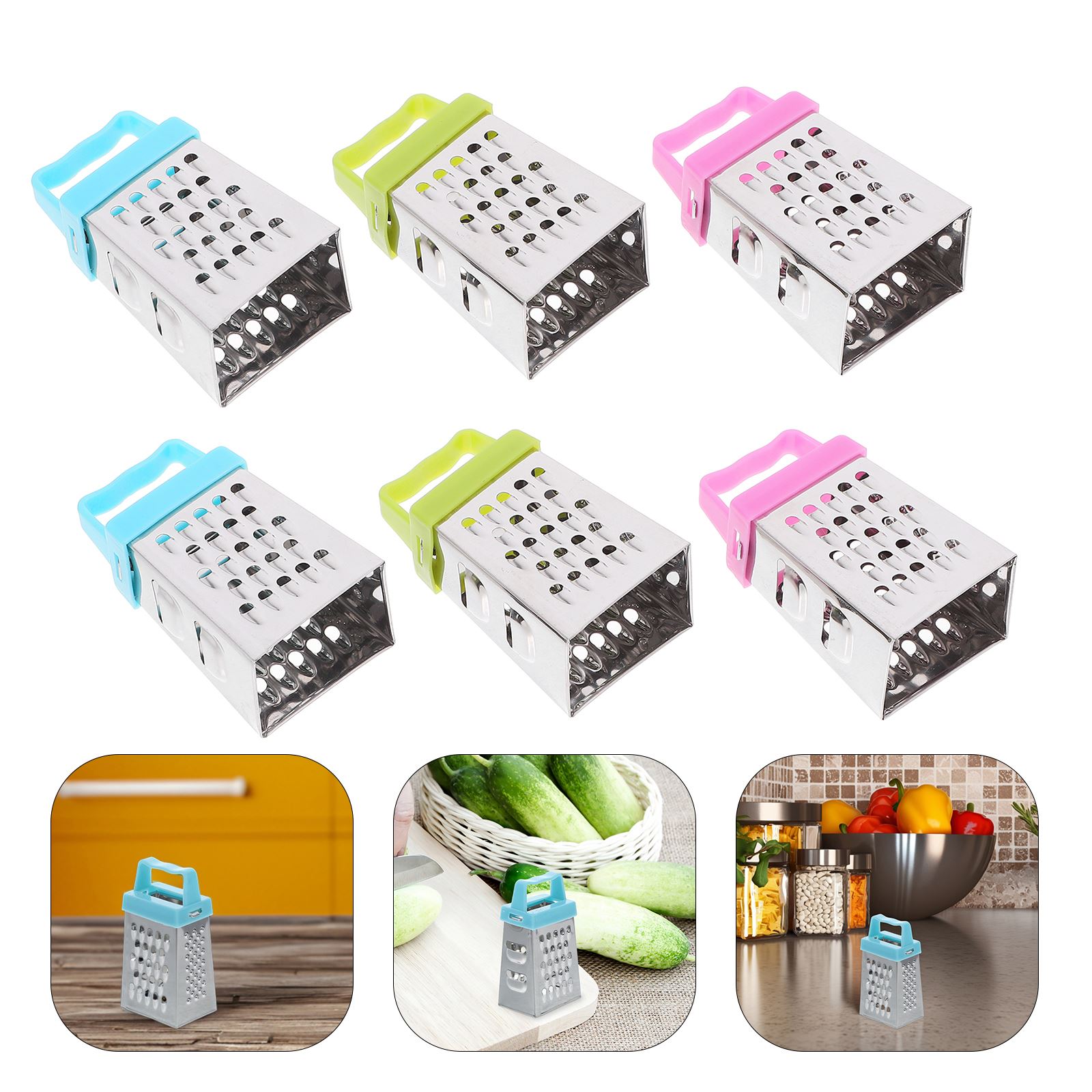 6 sztuk Mini tarka tarka do se – Cheese Grater Box recenzja i cena