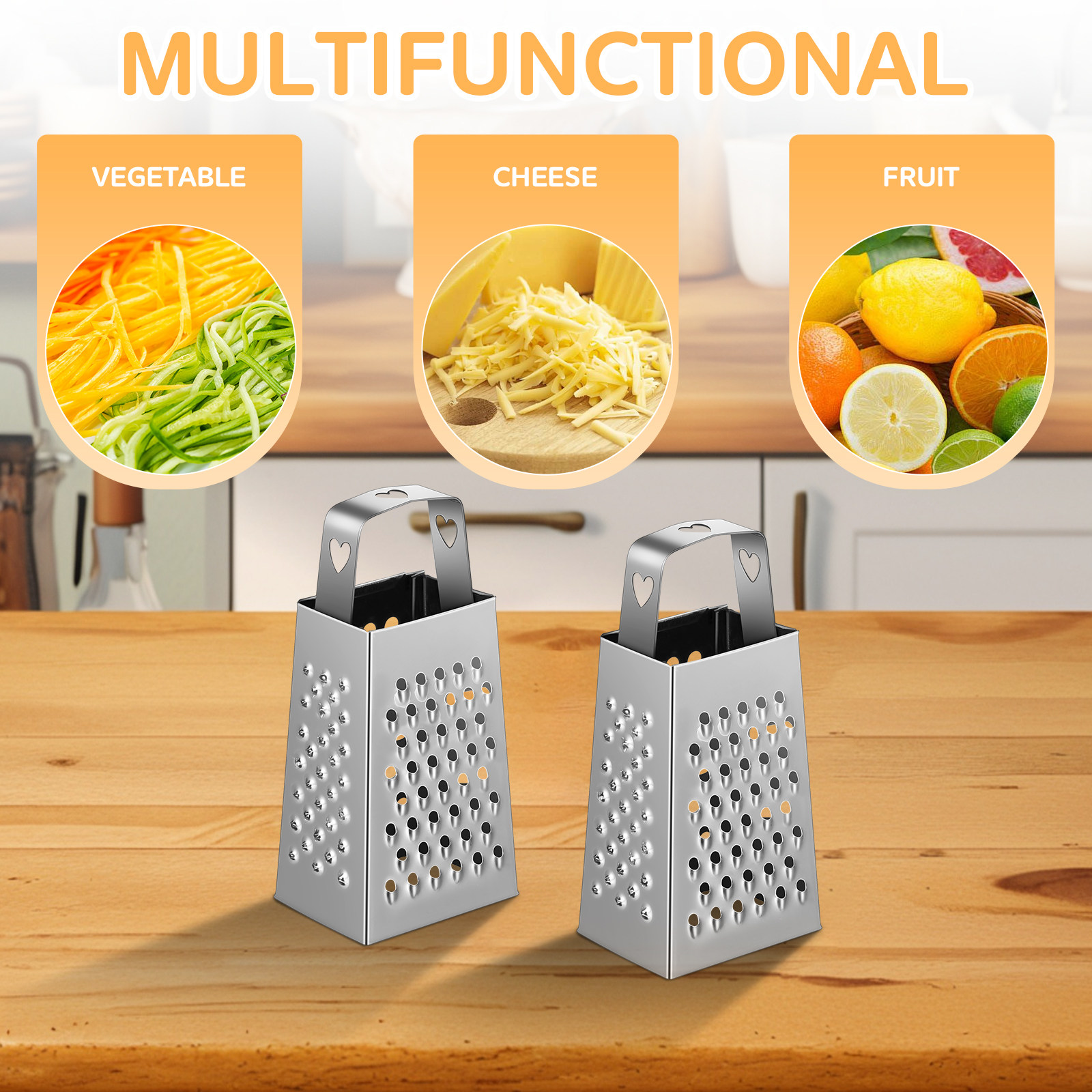 6 szt. Mini Tarka do Sera ze S – Cheese Grater Box recenzja i cena